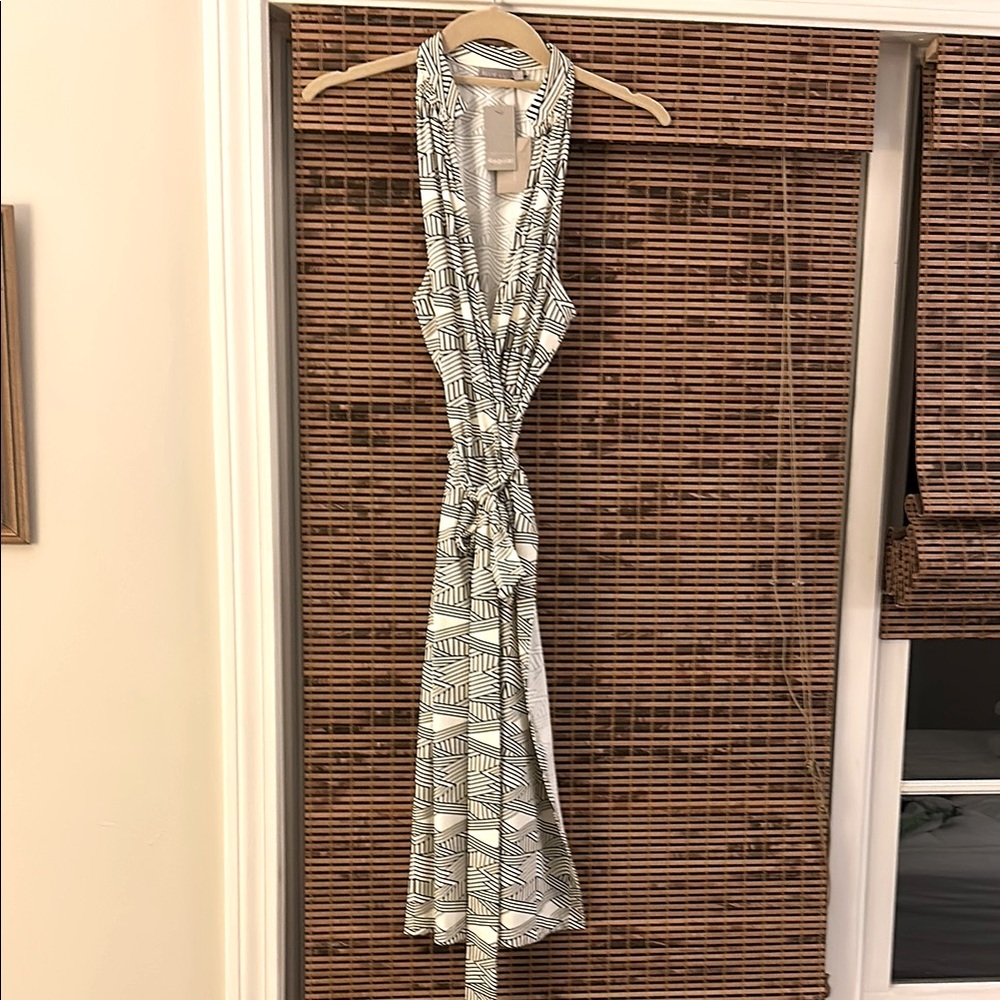 Ellie Kai Graphic Wrap Dress
